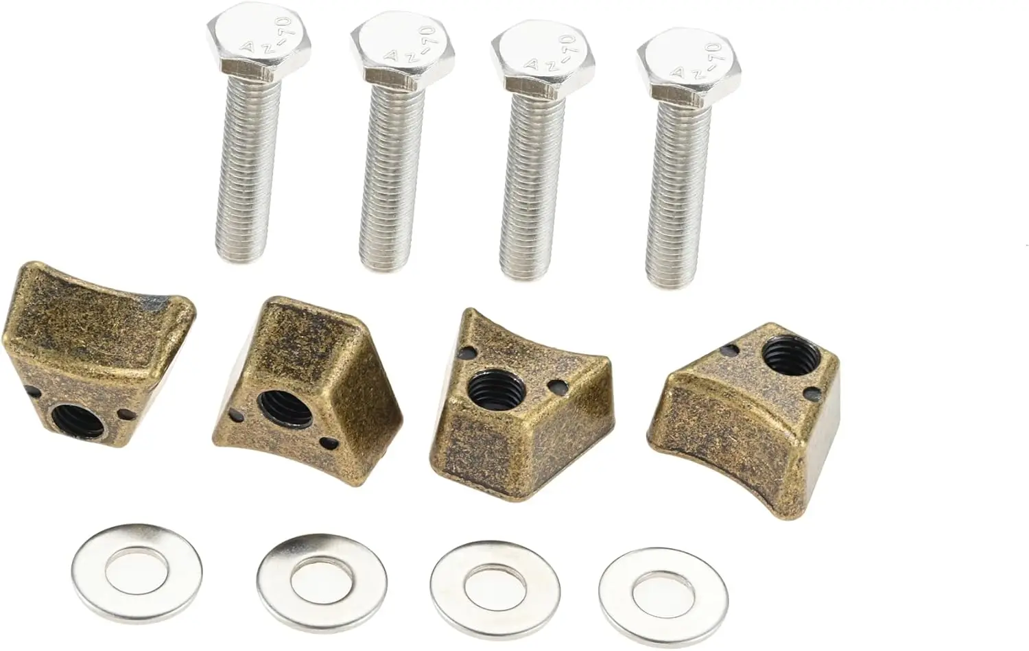 4 Pcs Pool Ladder Anchors Bronze Wedge Assembly PW-4C Compatible with Perma Cast 3