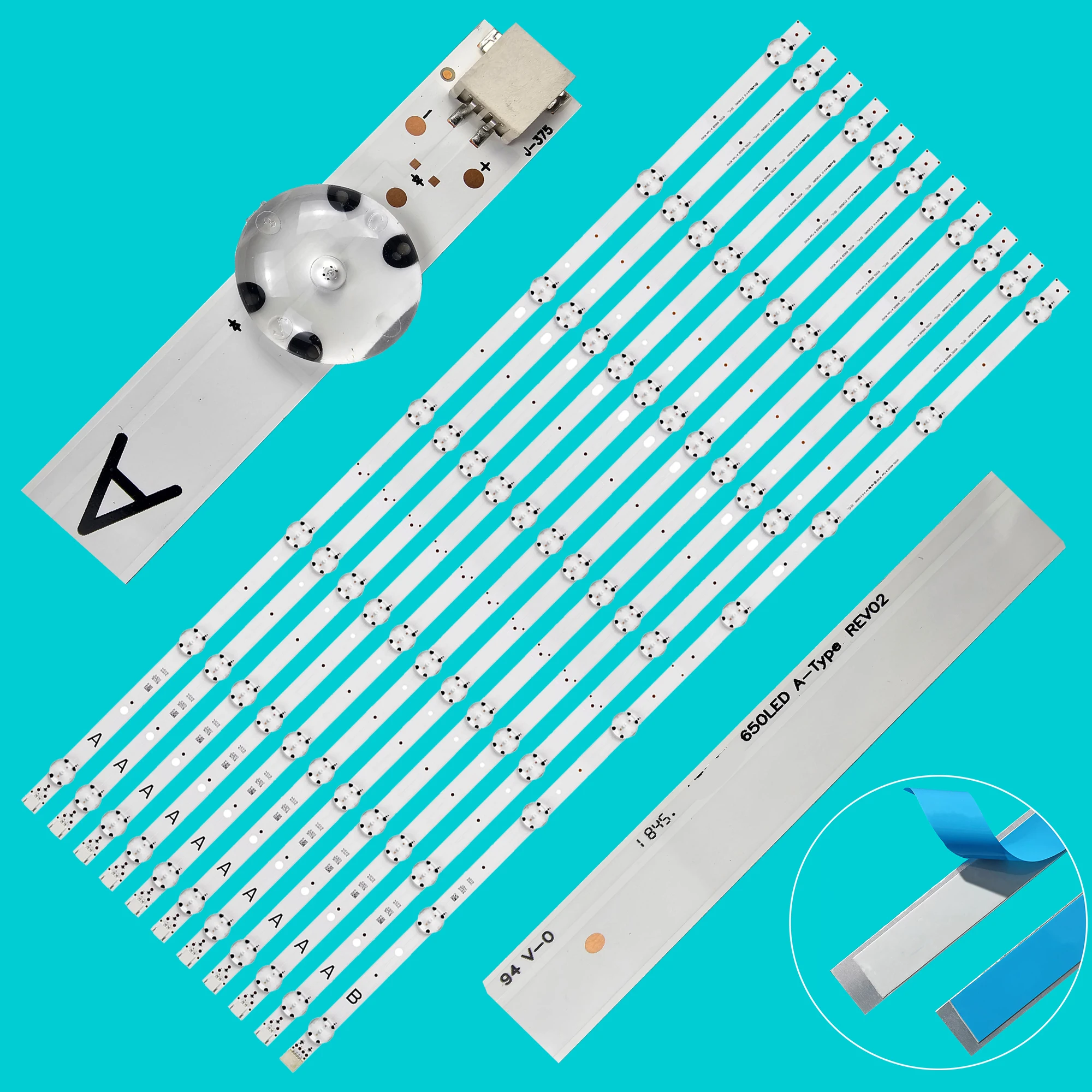 Светодиодная лента задней подсветки для 65AO6USB 65U5863DA 65U5863DG E65UHDHDRS2Q 65A06USB 65VL5A63DB LT-65C880 LT-65VU980 LT-65C880C