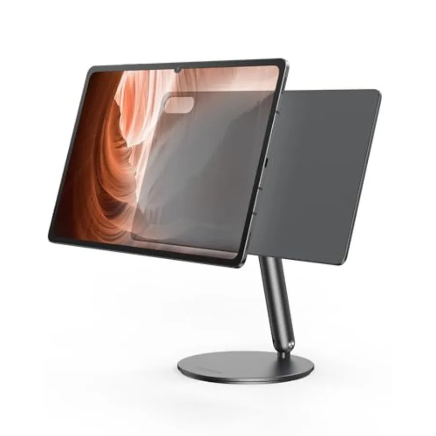 

Магнитная подставка для Samsung Galaxy Tab S11 Ultra 2025 (только для S11 Ultra 2025) – Складной, вращающийся на 360°, плавающий настольный держатель с держателем для S-Pen для Samsung