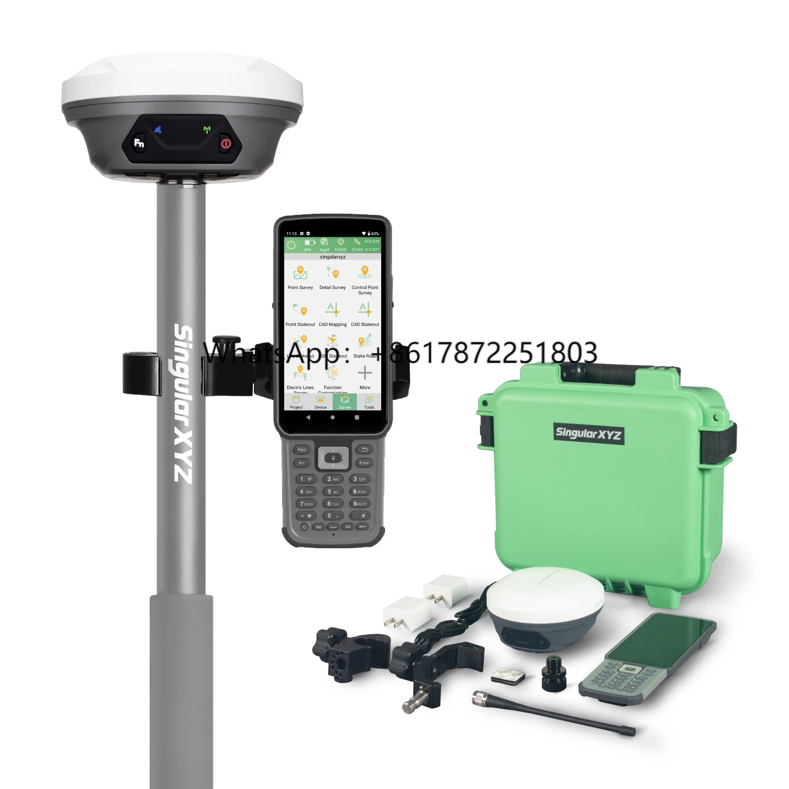 

Wholesale XYZ Ntrip GPS RTK Receiver Complete GNSS RTK Base Rover Set Customized OEM Support Cheaper Land Survey Equipment