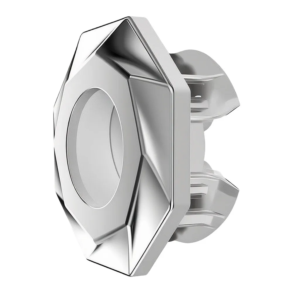 ABS Basin Overflow Cover Silver with Odor-Preventing Closure Valve 2.2cm to 2.4cm Size for 22mm and 24mm Overflow Hole Fit