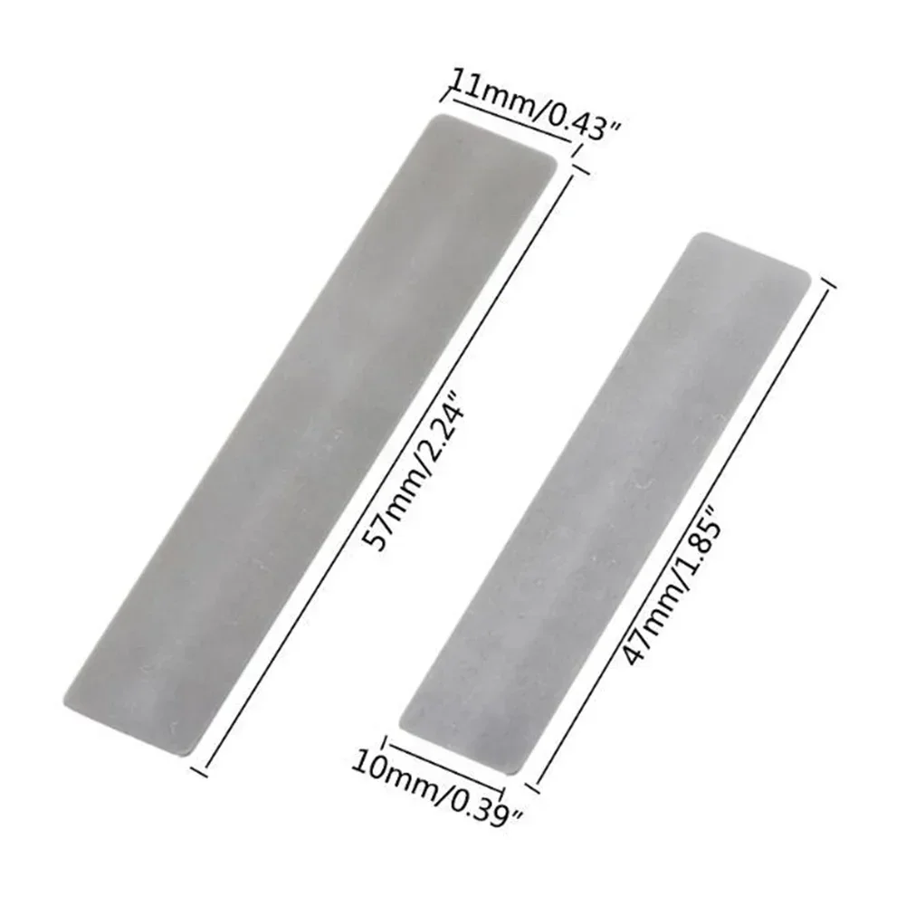 10Pcs Piston Compressor Valve Plate High Quality Reed Plate Steel Shrapnel Spacer Air Compressor Spare Parts Silver