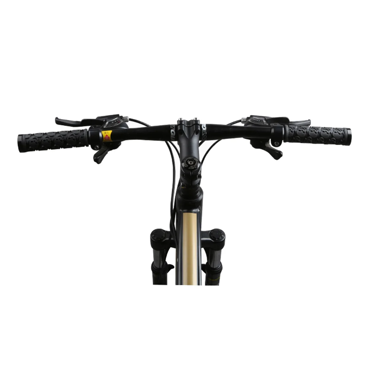

2 Bike Handle Grips Non Slip Comfortable Replacement Handlebar Cover Elastic Flexible Plastic End Caps Aluminum