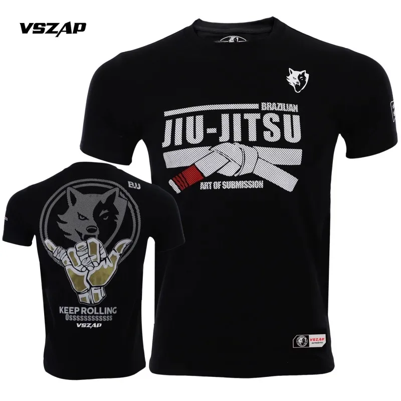 

Vzap-Muay Thai shirt for men and women, short sleeve shirt, Muay Thai, MMA, kickboxing jersey, Sanda fight clothing