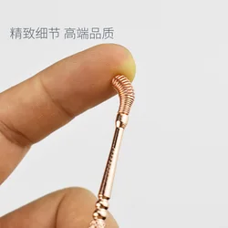 New Ear Cleaner Ear Wax Pickers Stainless Steel Earpick Wax Remover Piercing Kit Earwax Curette Spoon Care Ear Clean Tools