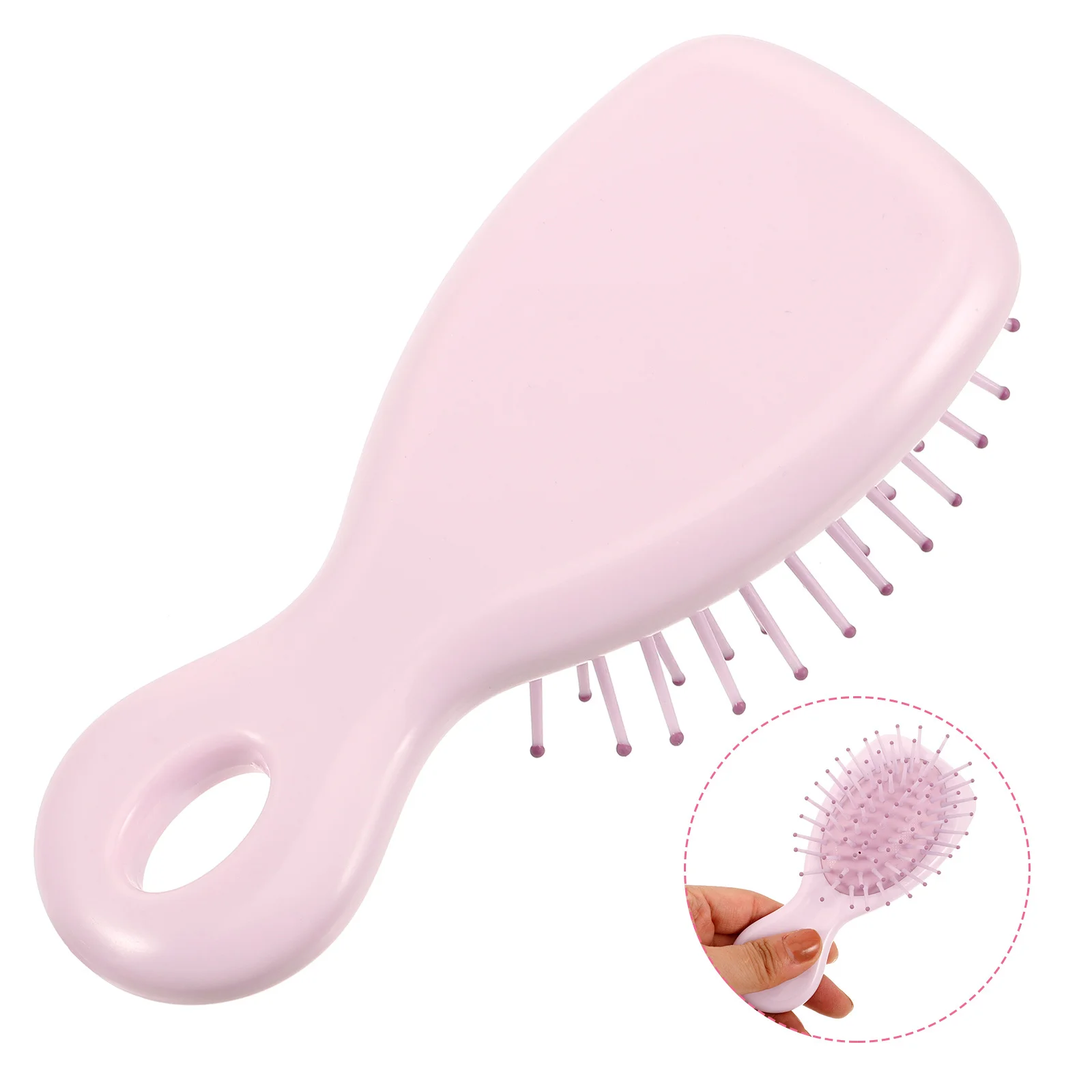 

Подушка безопасности, маленькая милая щетка для волос, компактная щетка для массажа кожи головы, дорожная щетка для распутывания волос для женщин и мужчин, портативная карманная расческа