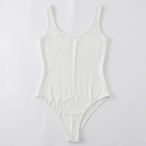 Women Stretch Backless Bodysuit Transparent Swimwear Lingerie Solid Color Bikini Nightwear Beach Outfit