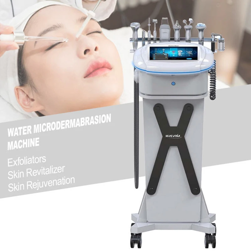 

Facial Care Beauty Salon Equipment Oxygen Jet Skin Tightening 9 in 1 Ultrasonic Wrinkle Blackhead Remover Skin Rejuvenation