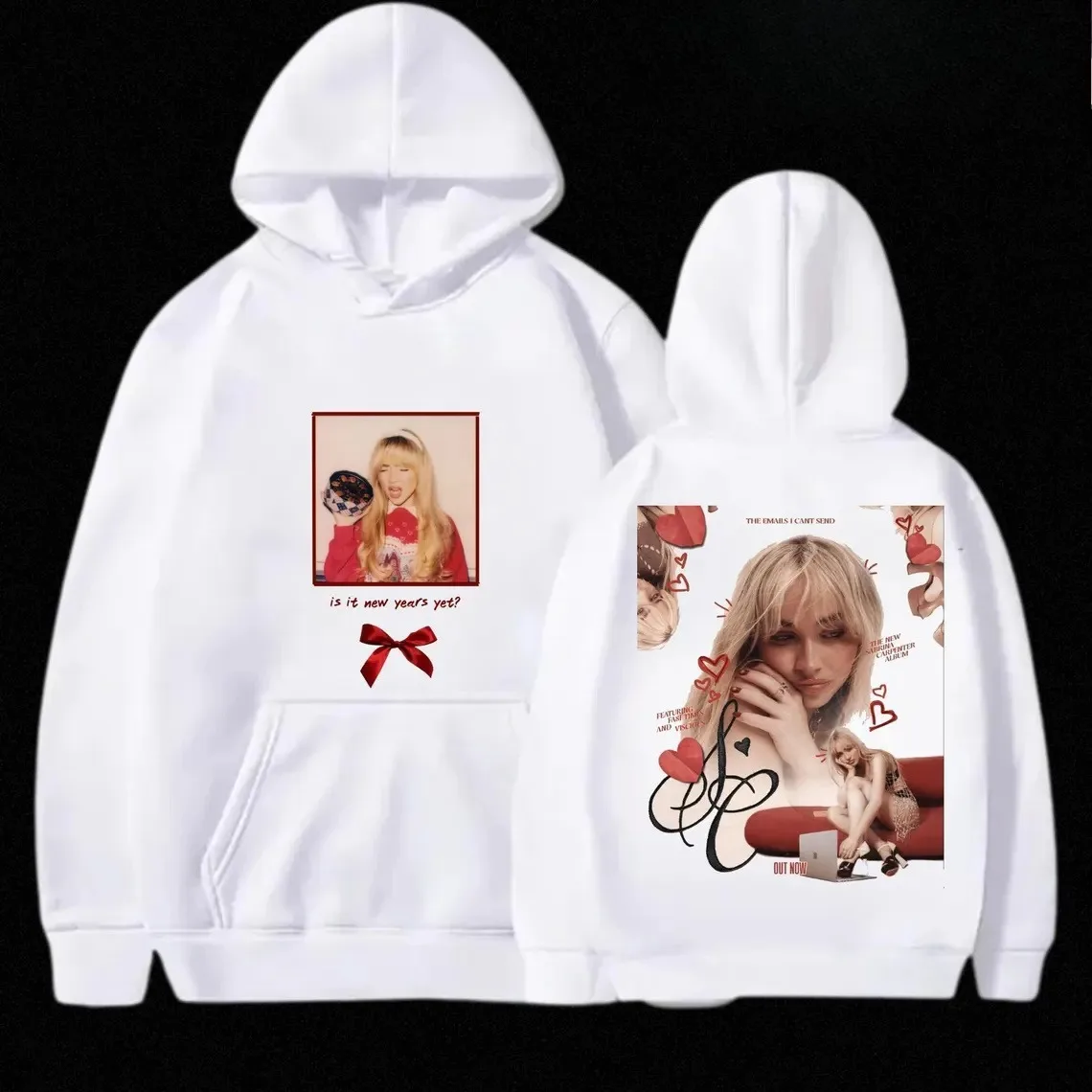 

Толстовки Sabrina Carpenter, винтажная толстовка с капюшоном для мужчин и женщин, спортивный пуловер в стиле хип-хоп, толстовка