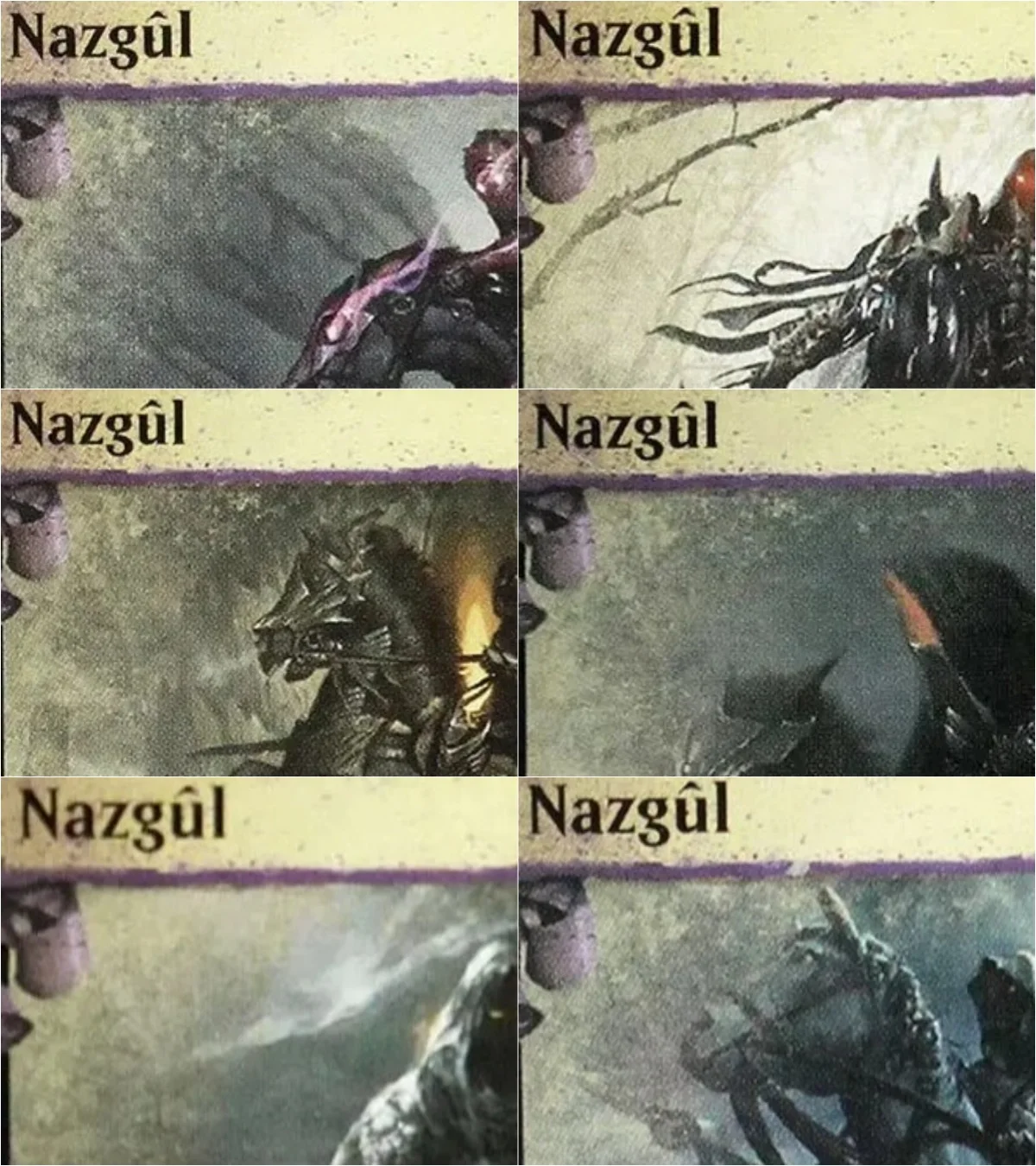 

regular 9pcs (Nazgûl sets) TCG proxy Magical Cards Game Black Top Quality Proxy Playing Cards Board Game Trading Cards