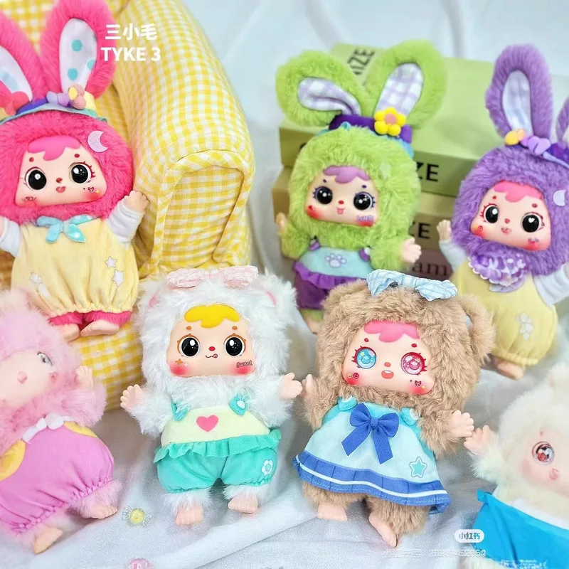 

Original Tyke3 Little Bear Happy Picnic Series Plush Pendant Blind Box Trendy Ornaments Toys Cute Creative Doll Birthday Gifts