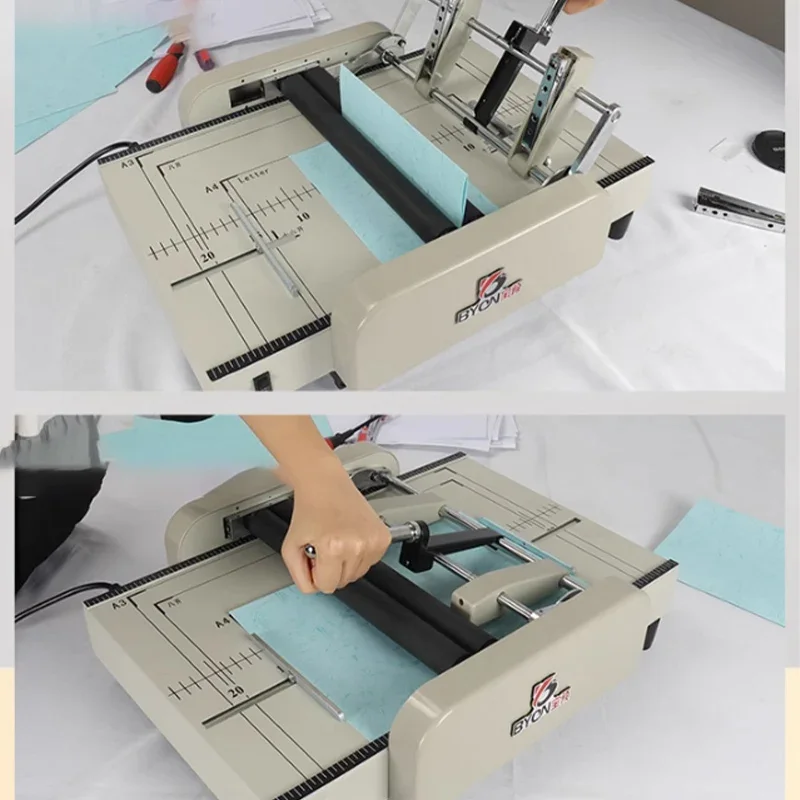 High Quality Semi-Automatic Booklet Maker Binding Machine A3 Glue Book Binding Machine