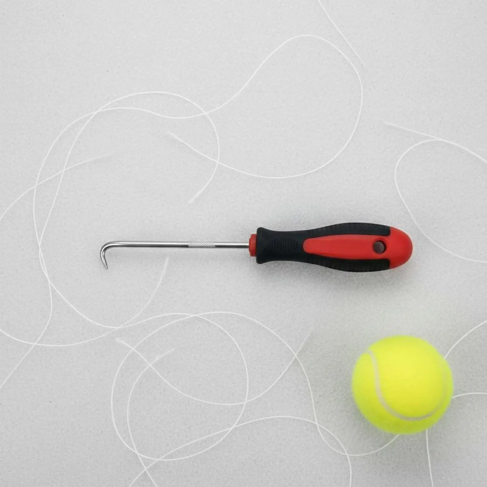 Portable Badminton Stringing Hook Efficient Restring Helper Sturdy Alloy Tool for on the Go Fixes