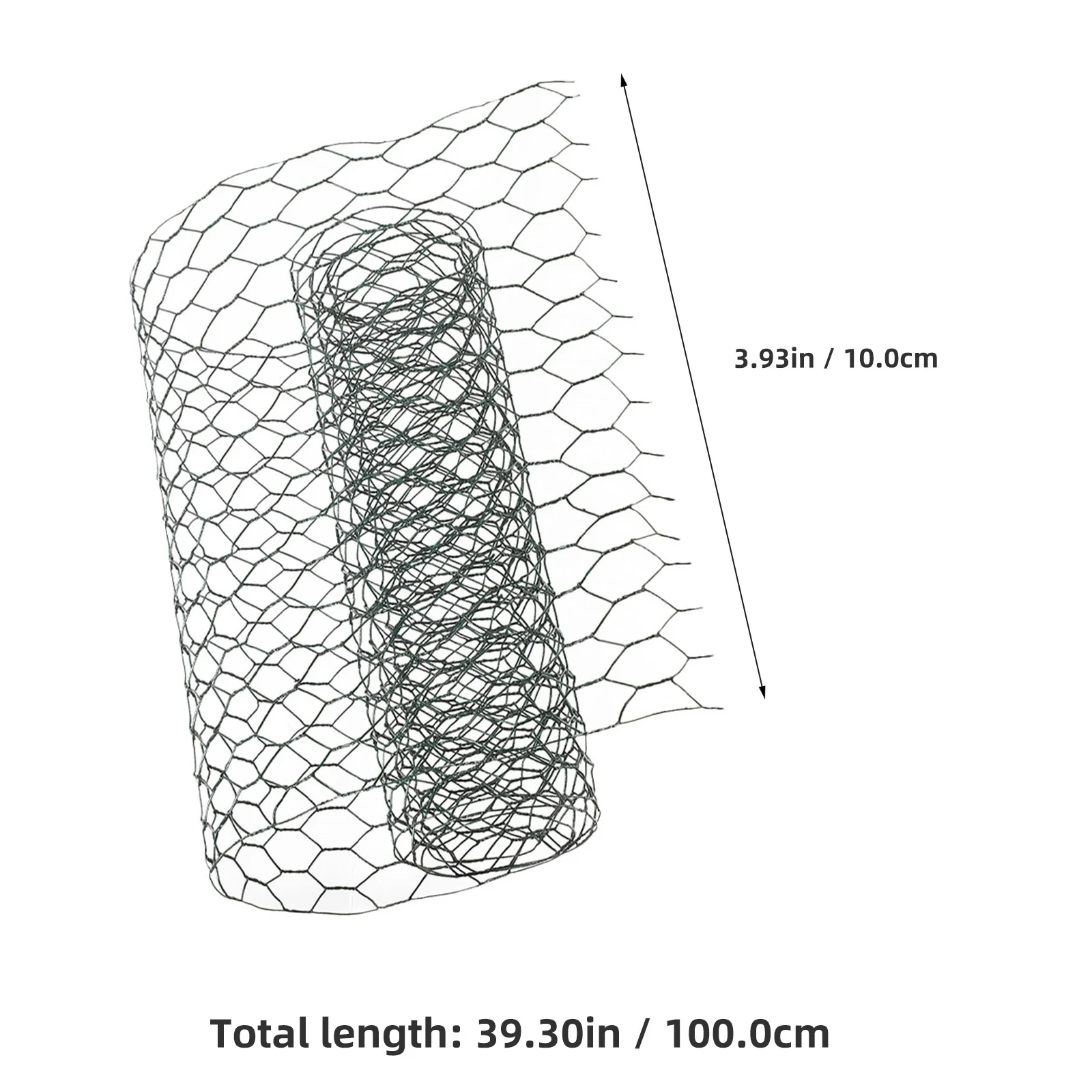 1 لفة شبكة الدجاج لسياج الحديقة أرنب الدواجن الضميمة سداسية شبكية معدنية حماية الماشية ساحة المبارزة الحرف #2