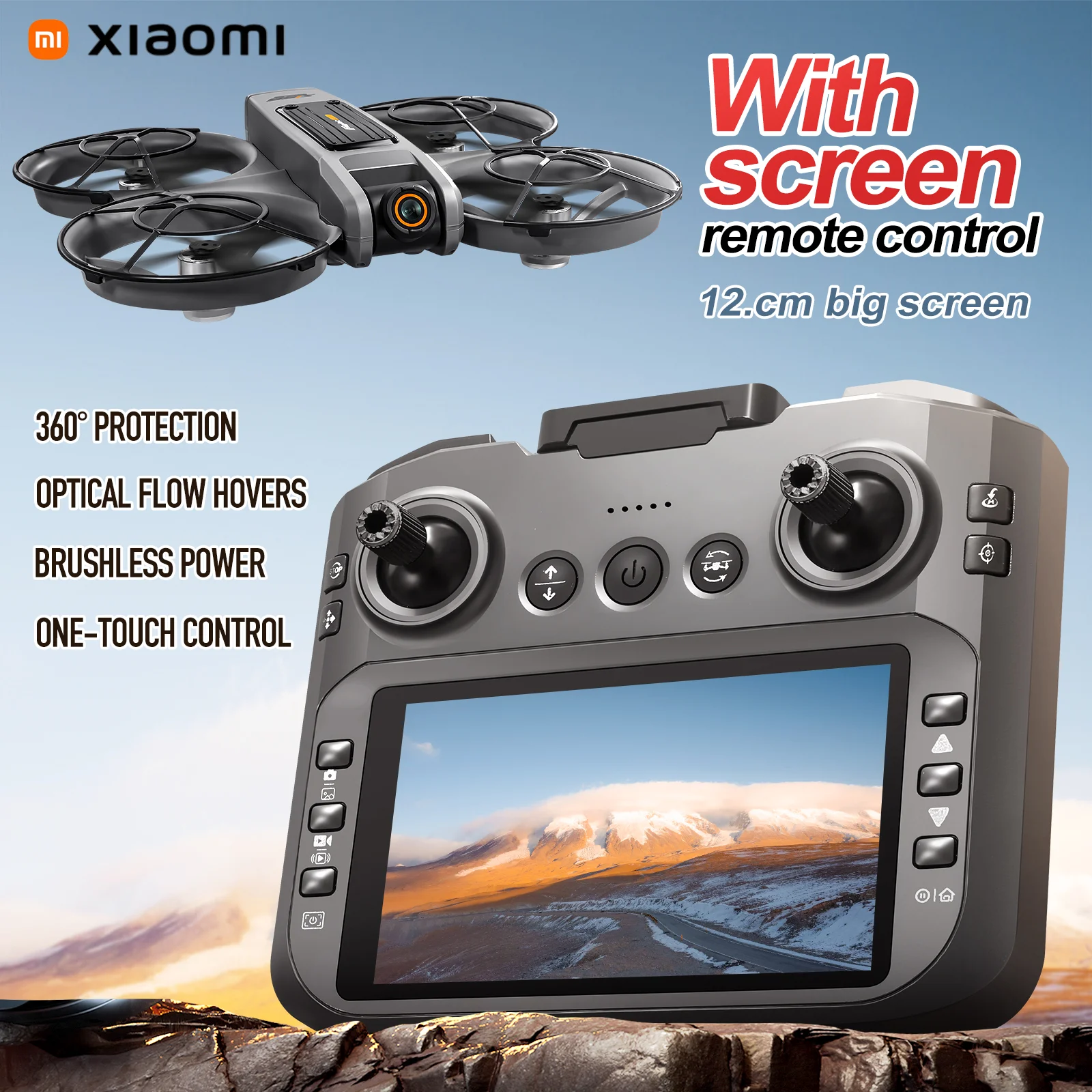 Xiaomi S156 الطائرة بدون طيار فرش السيارات 8K المهنية HD كاميرات مزدوجة 5G واي فاي FPV تحوم التدفق البصري تجنب العوائق كوادكوبتر