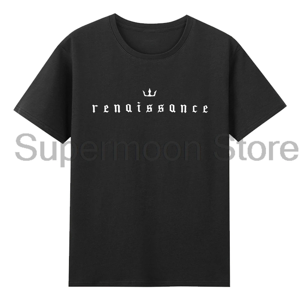 Apashe Renaissance T-shirt Unisex Crewneck Short Sleeve Cotton Tee Women Men Streetwear Tops Hip Hop Clothes