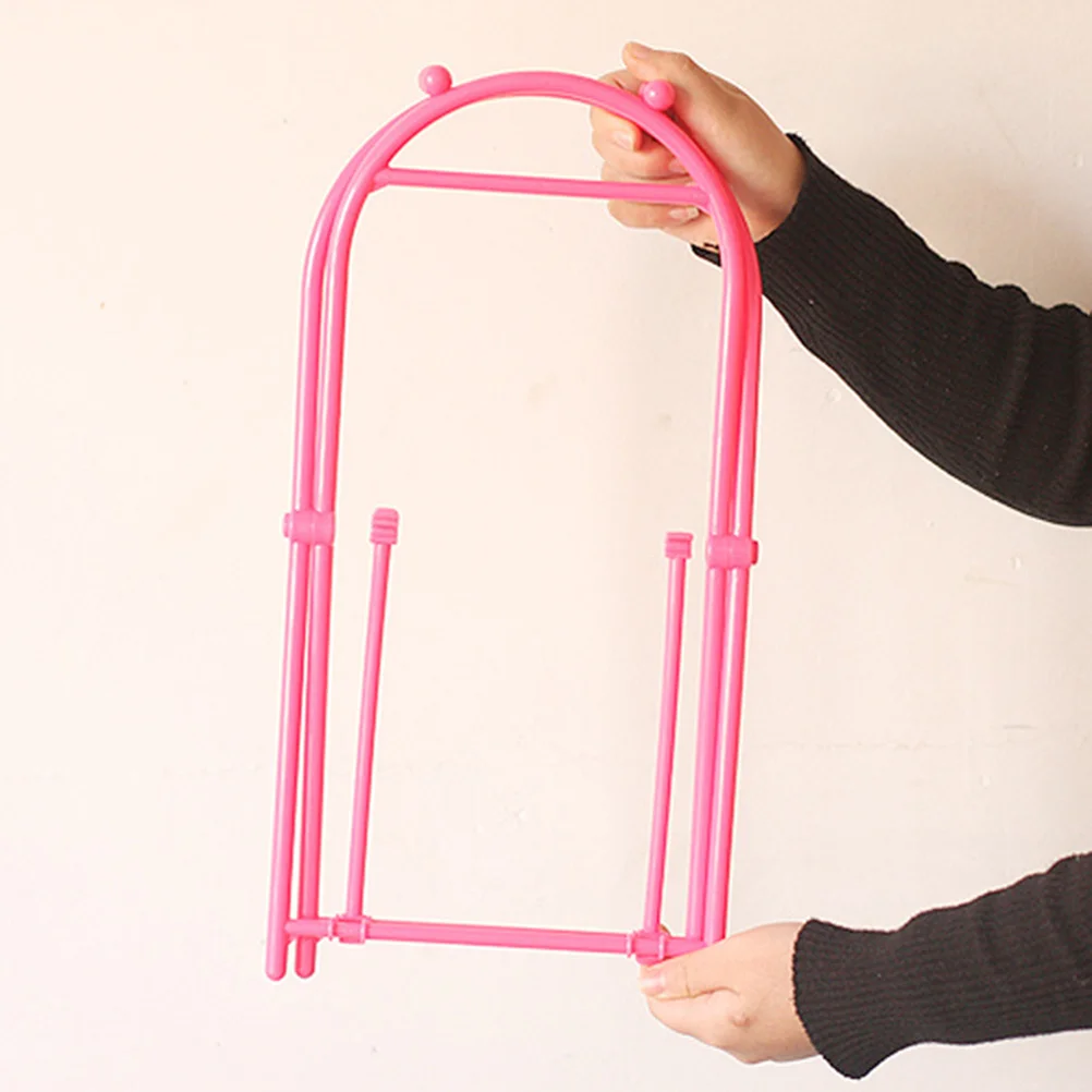 

Easily Open Foldable Trash Bag Storage Rack for Leaves Recycling Kitchen Camping Lawn Work Random Color Storage Rack