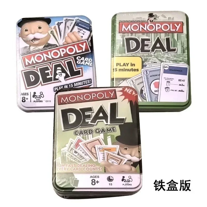 UNO Solitaire Real Estate Monopoly Card Desktop Party Board Game Genuine Game Card Family Party Entertainment Board Game