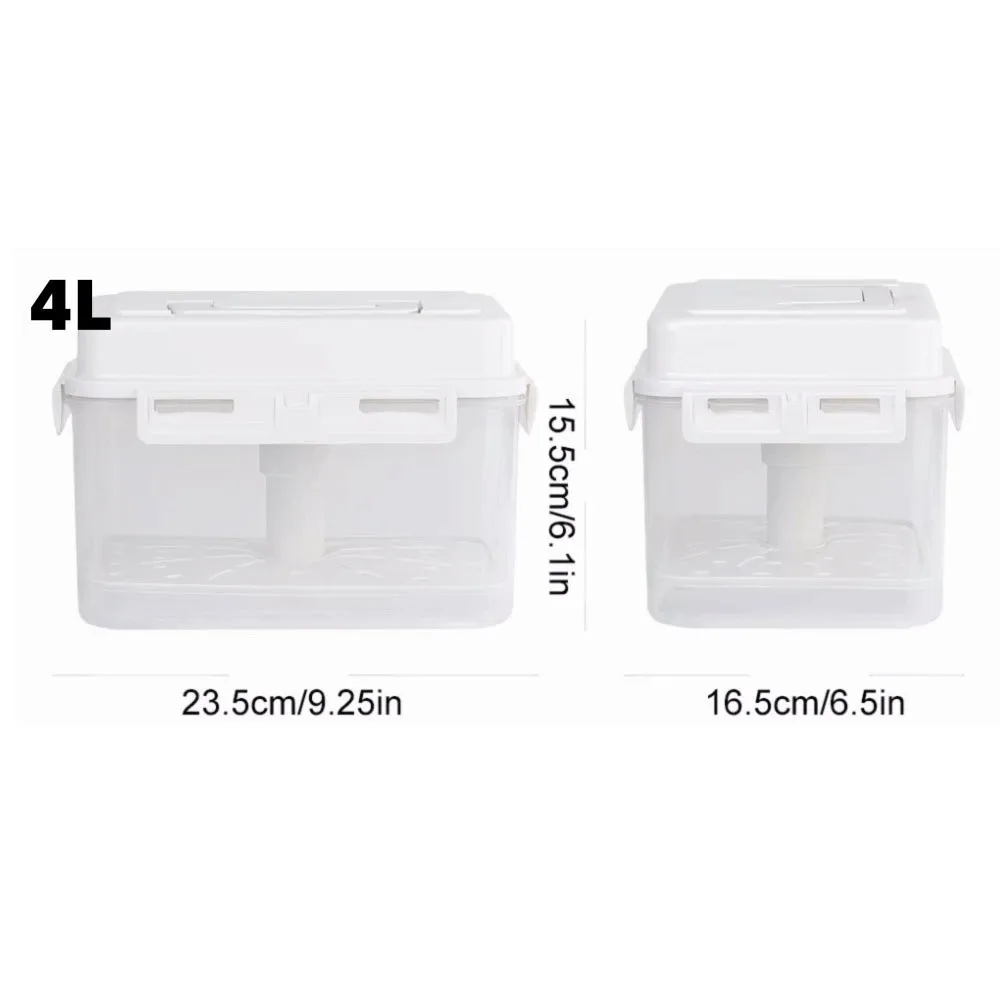 Plastic Pickle Fermentation Container Sealed Lid Food Grade Kimchi Storage Container Fresh Keeping Pickled Vegetable Jar