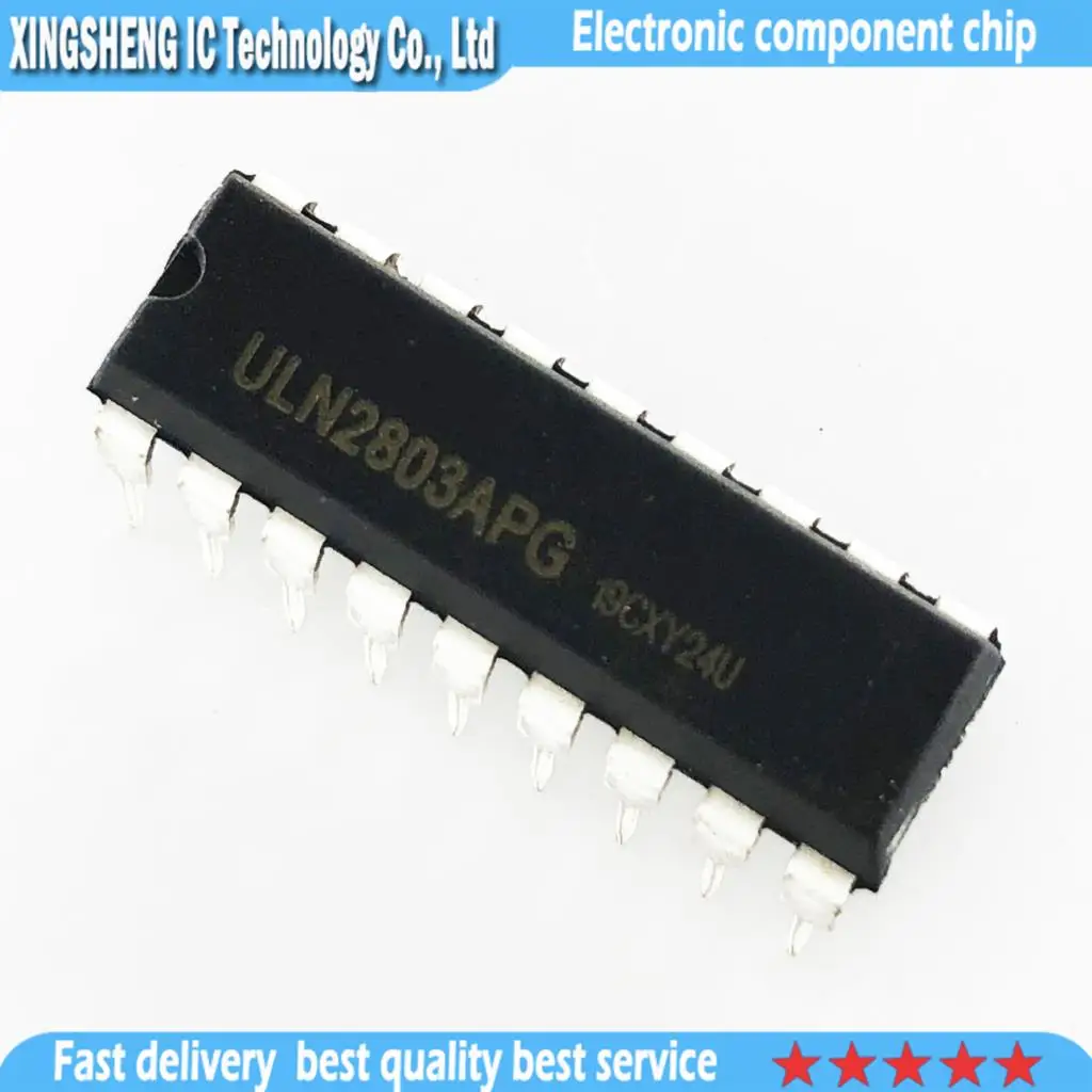 10pcs/lot ULN2803 ULN2803A ULN2803APG DIP18  In Stock