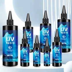 30-1000g Rare Uv Resin Glue High Clear Hardness Epoxy Resin UV Glue For Jewelry Making Transparency Quickly Drying Uv Glue