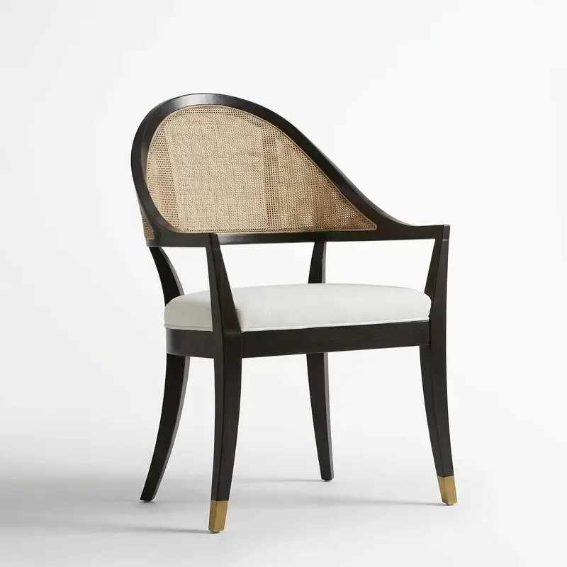 Eco-friendly fabric woven modern style chair, suitable for living room, bedroom, apartment, home office, restaurant, boutique