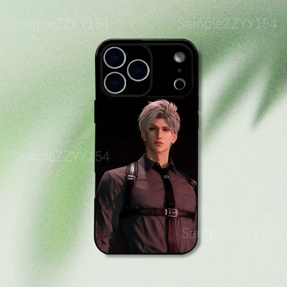 러브 앤 딥스페이스 실루스 폰 케이스 (아이폰 17, 16, 15, 14, 13, 12, Pro, Max, Plus, E, SE4, Air, Mini) 블랙 소프트 펀다