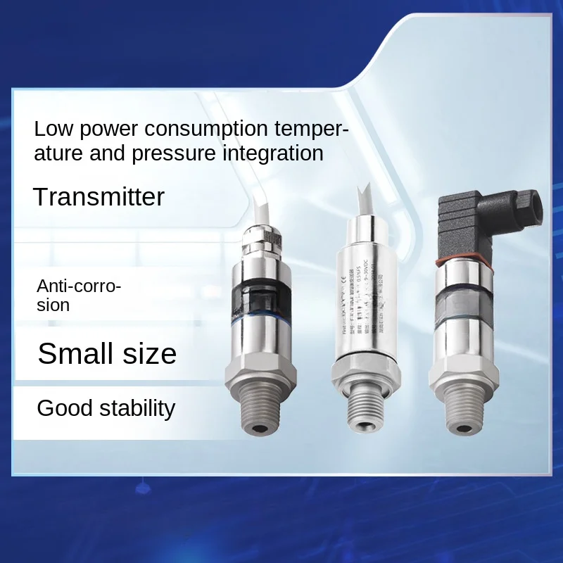 Low power temperature and pressure integrated pressure transmitter, proportional signal output,