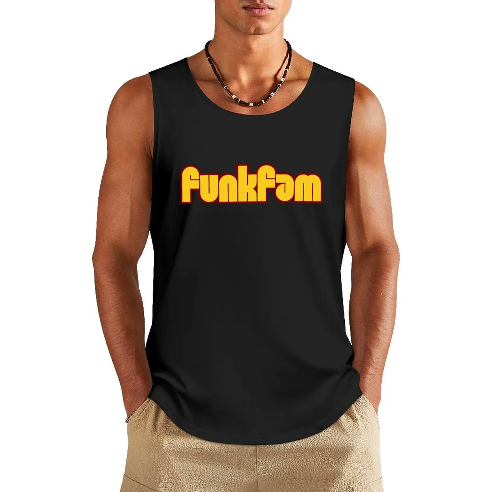 Funky Family FunkFam of Funkanometry Tank Top vest men gym wear men Man gym clothes