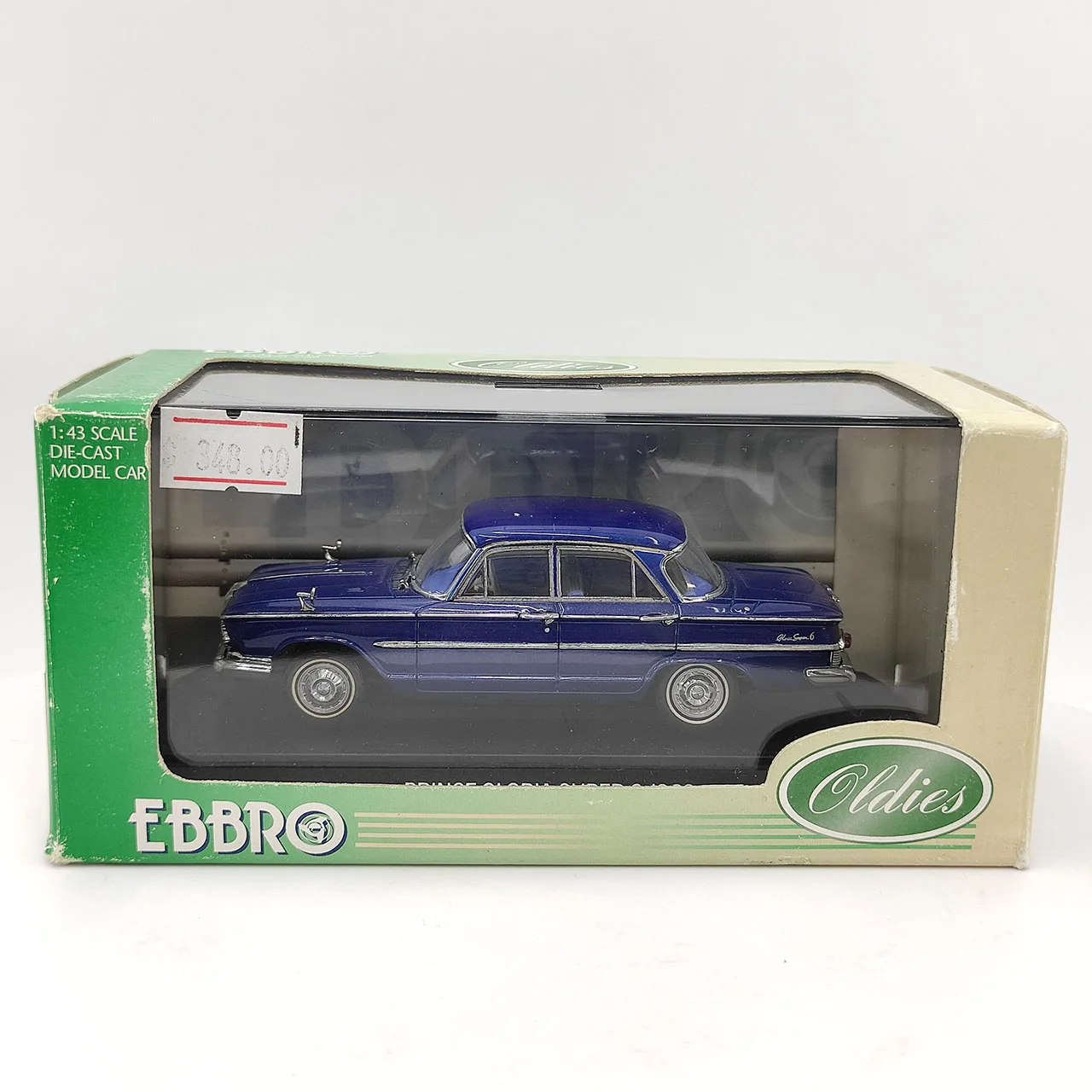 

Литой под давлением EBBRO, масштаб 1:43, Prince Gloria Super 6 1963, модель автомобиля из синего сплава, Коллекционная игрушка, подарок, сувенир, украшение для дисплея