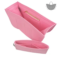 Mini fourre-tout en feutre de qualité supérieure fait à la main pour cyme et cyme, insert en poudre de stockage, organisateur de sac, garde la forme