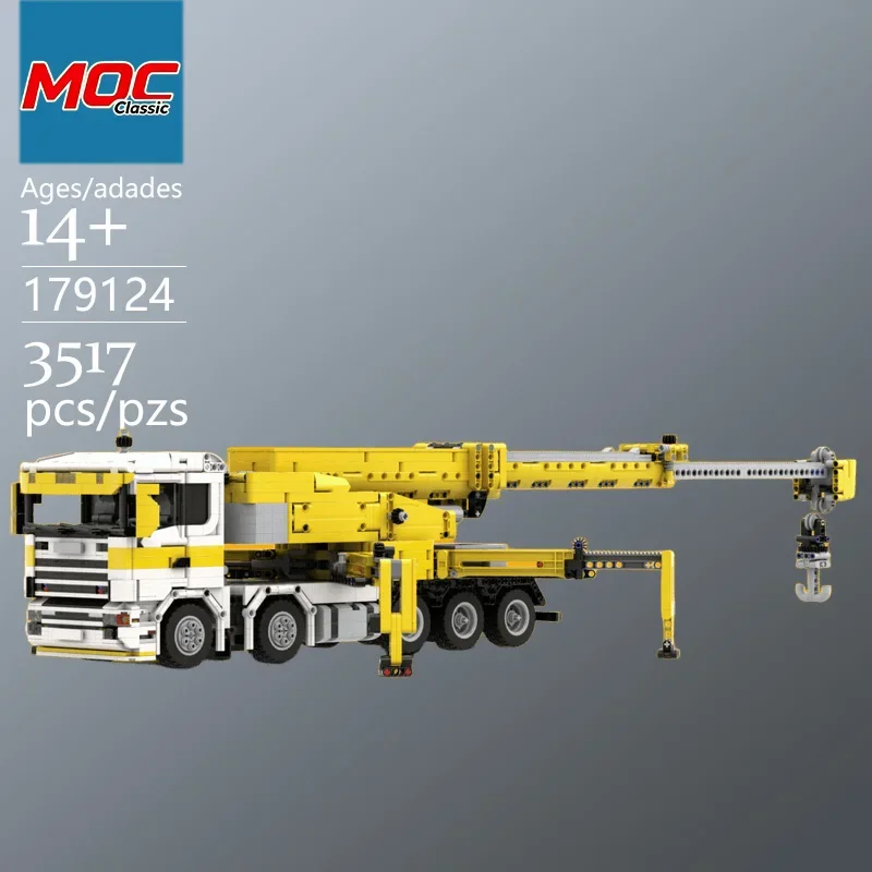 Custom MOC 164L Heavy Duty Crane Truck Technic Model - Trendy Educational Toys - Fun Building Game Set  Top Choice Holiday Gifts