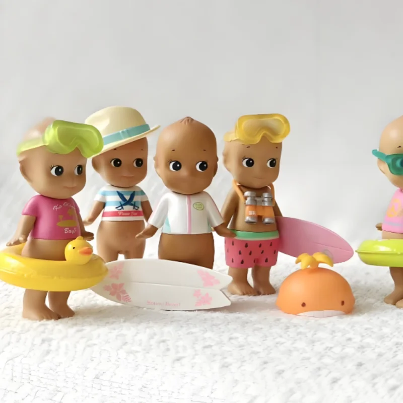Sonny Angel Serie Vacaciones de Verano Caja Sorpresa Juguetes Figuras Kawaii Adornos Decoración del Hogar Muñecos de Escritorio para Niñas