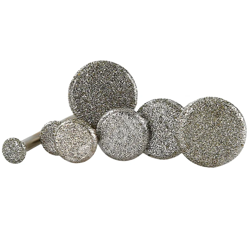 Imagem -04 - Diamond Grinding Head Burrs Bits Dremel Acessórios mm Shank Jade Stone Escultura Polimento Gravura Tool Pcs