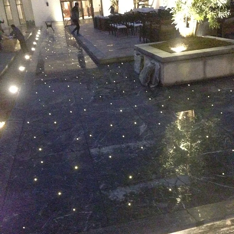 

Outdoor waterproof fiber optic light underwater light buried light luminous swimming pool star buried light