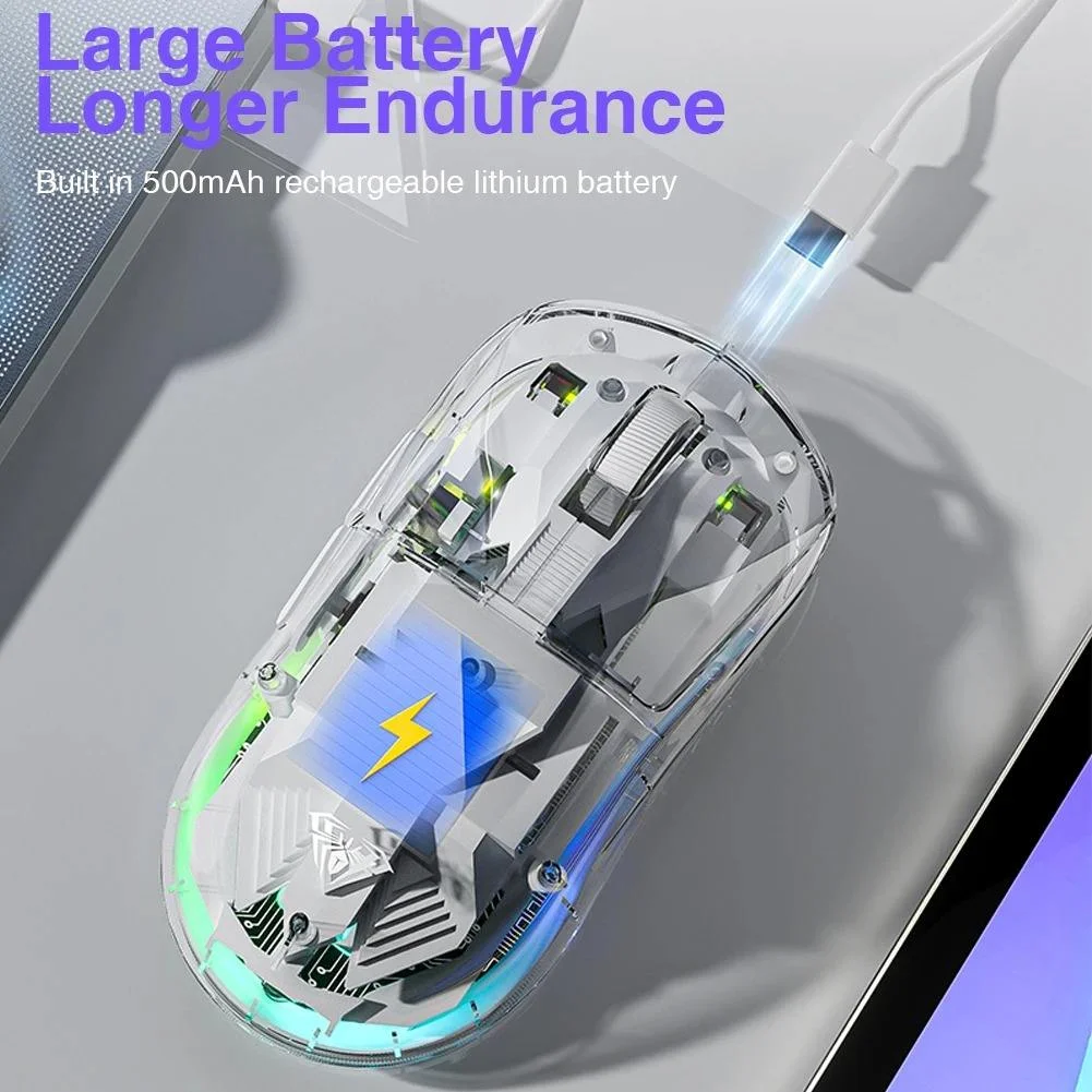 Mouse wireless SC660 Mouse da gioco Bluetooth Sensore ottico 10000 DPI Mouse ergonomici programmabili macro per PC portatile Gamer