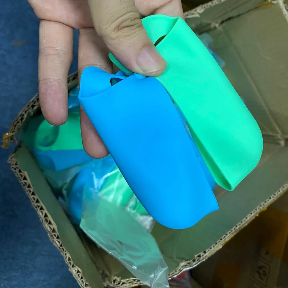 Nintend Switch 용 실리콘 고무 스킨 케이스 커버 Nintendoswitch JoyCon 컨트롤러 NX NS 엄지 그립 조이스틱 캡