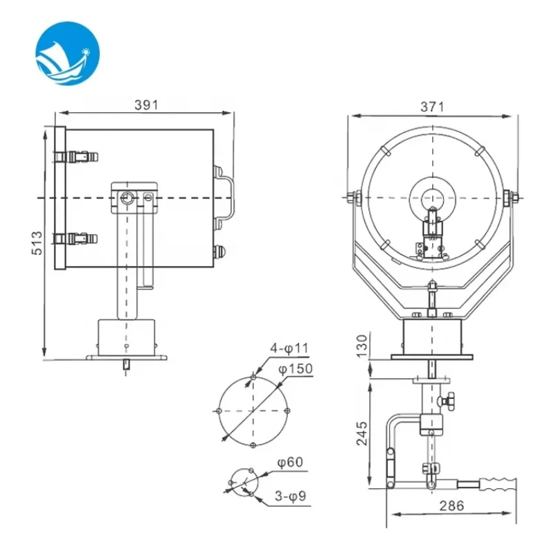 STLF OUTDOOR MARINE HIGH BRIGHTNESS WIRELESS REMOTE CONTROL SEARCHLIGHT TG26A TG27A TG28A for BOAT