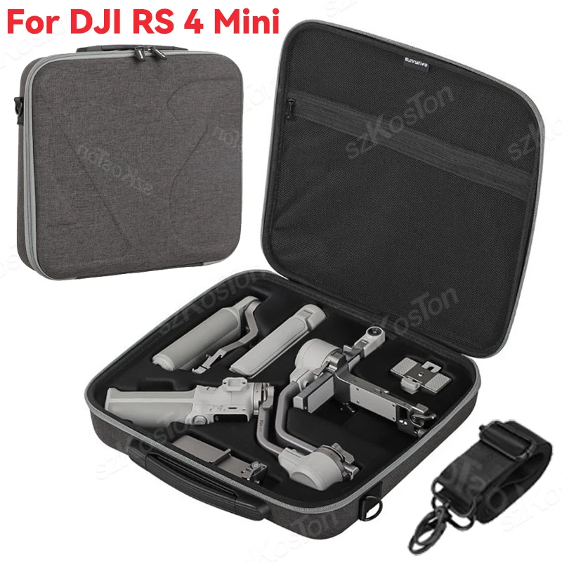 

Sunnylife For DJI RS 4 Mini Handbag Carrying Case Suitcase Protection Storage Bag With Shoulder Handheld Stabilizer Accessories