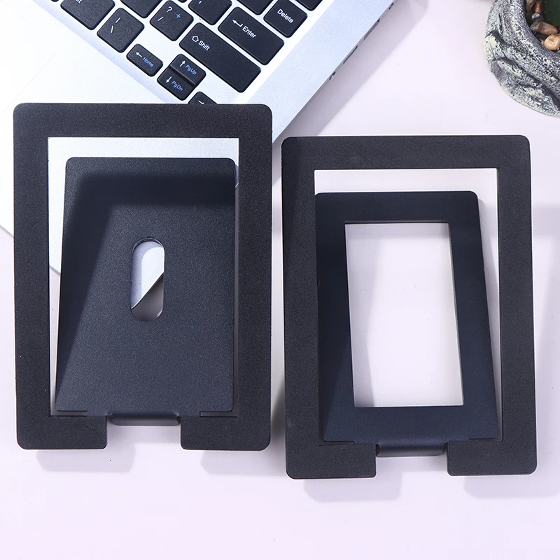 1 قطعة الكربون الصلب سطح المكتب حامل الصوت قاعدة امتصاص الصدمات وتحسين جودة الصوت قوس مكبر الصوت لمكبر صوت الكمبيوتر
