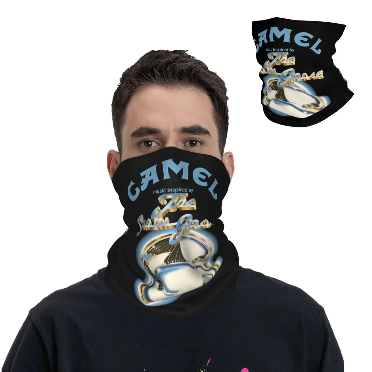 

Band Motocross Bandana Neck Gaiter Printed Camel Wrap Scarf Balaclava Hiking Unisex Adult Washable