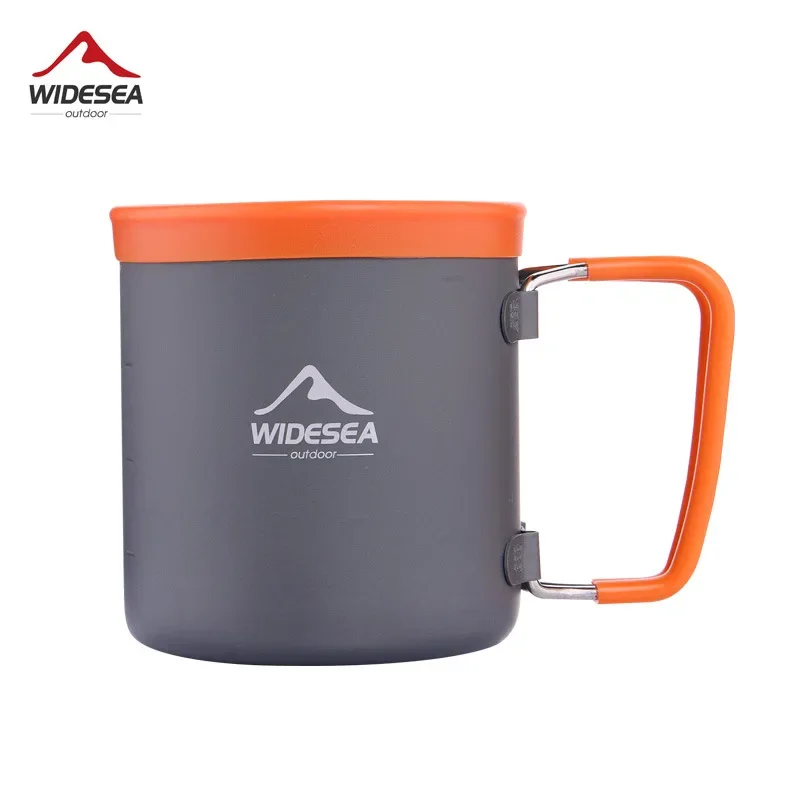 

Camping cup new anti scalding foldable outdoor aluminum cup portable hiking camping water cup camping cookware
