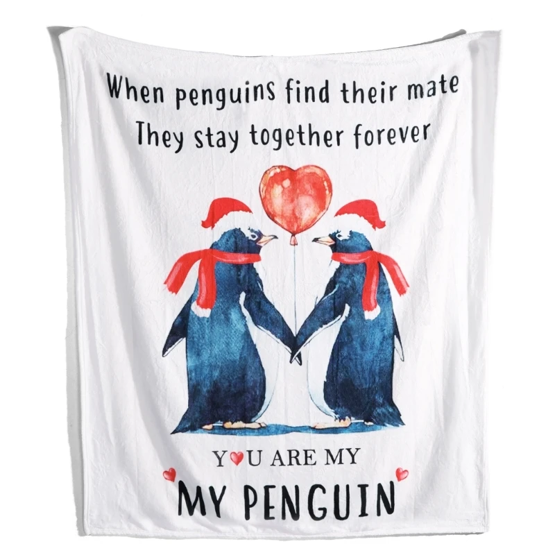 

Lovely Cartoon Animal Print Throw Blanket, Soft Flannel Fabric, Unique Gift for Cartoon Lover Kids Adult Blankets