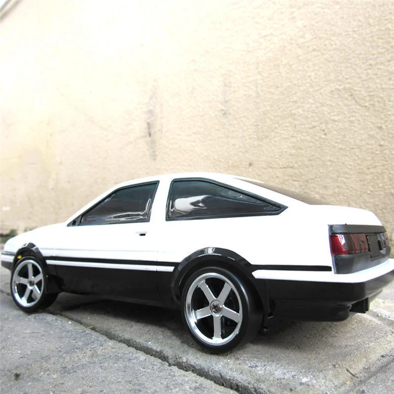 LDRC AE86 RC 자동차 업그레이드 부품 액세서리 용 고무 타이어 예비 부품이있는 전체 4Pcs 휠