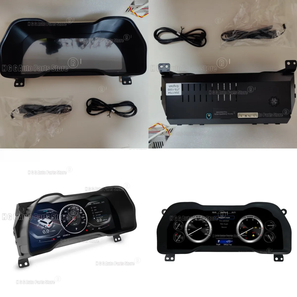 jo LCD Instrument Panel Panel For Toyota 4Runner 2010-2022 Virtual Cluster CockPit Speed Dedicated Digital Cluster Dashboard