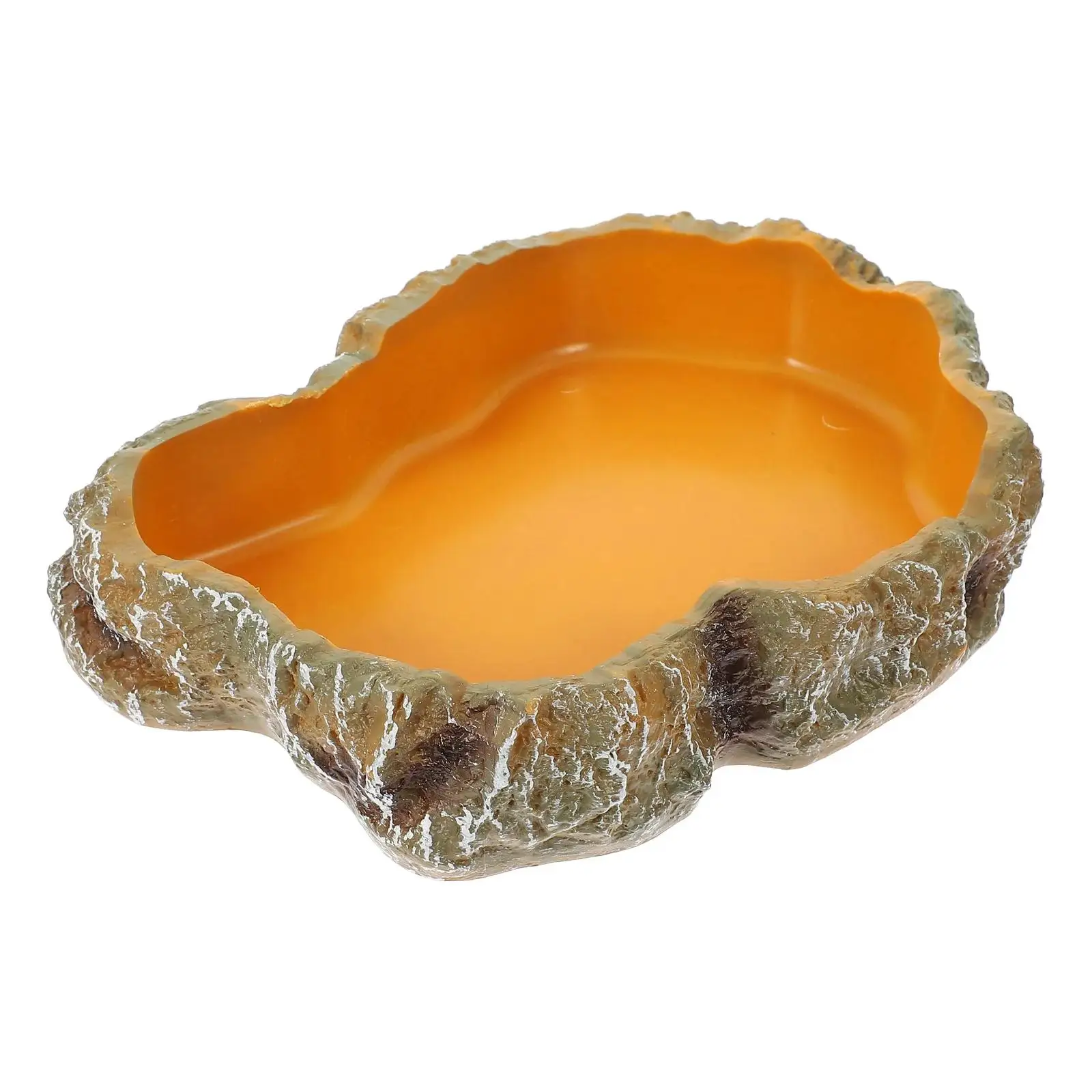 Comedero y bebedero decorativo para reptiles – Tazón de resina para tortugas y geckos - imagen 2