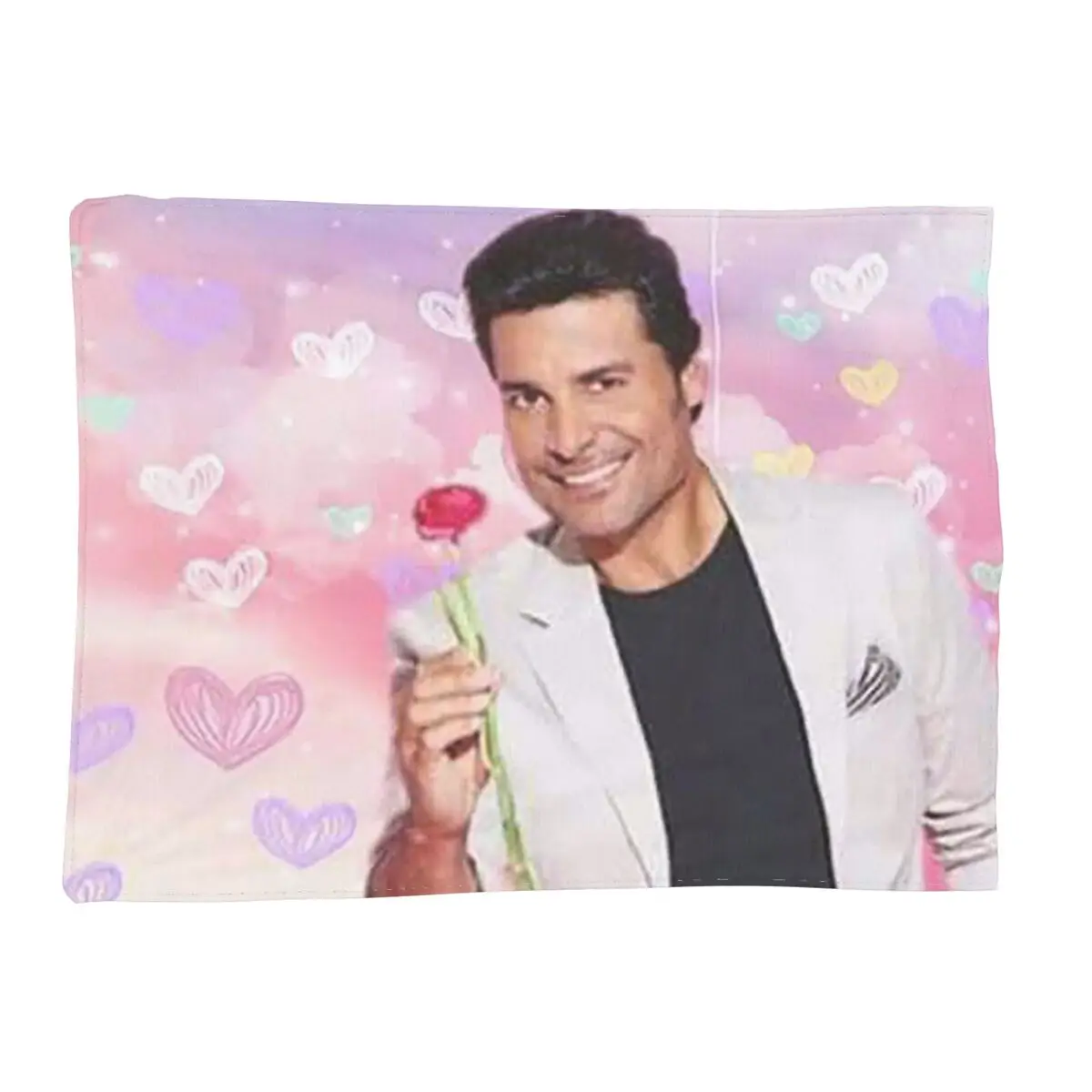 Chayanne Chiquito Meme Music Singer Blanket Soft Warm Flannel Throw Blanket Cover for Bed Living room Picnic Travel Home Sofa