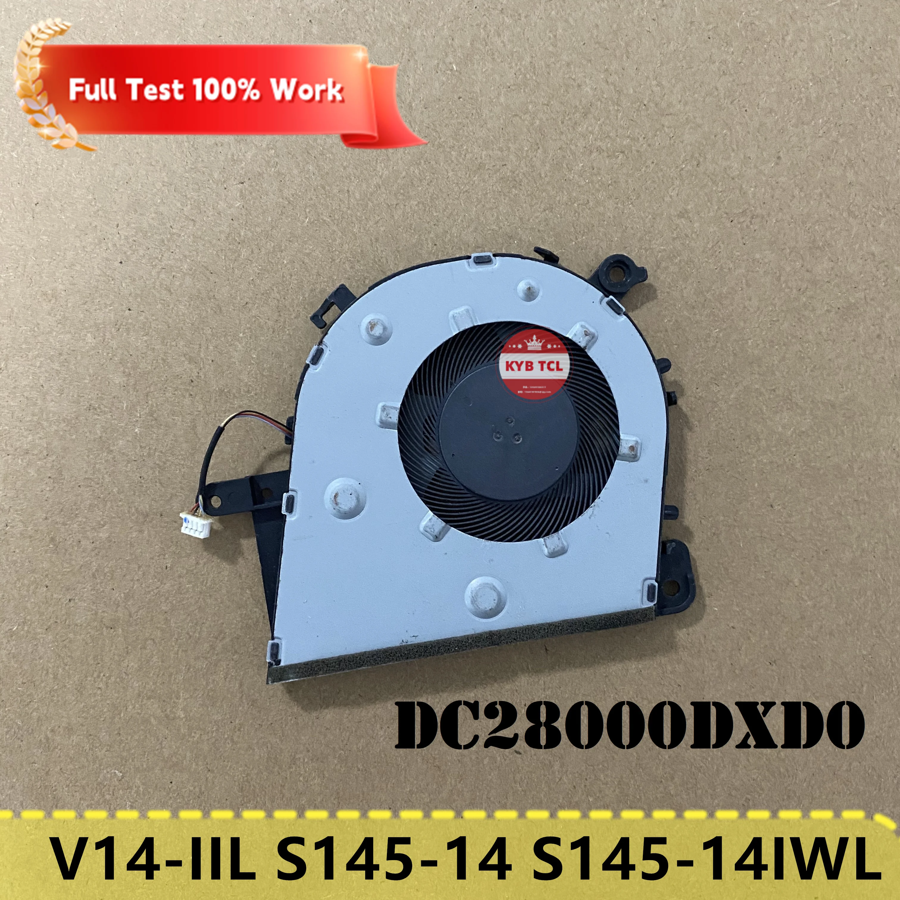 For Lenovo V14-IIL IdeaPad 14Api S145-14 S145-14IWL Laptop CPU Cooling Fan Notebook DC28000DXD0