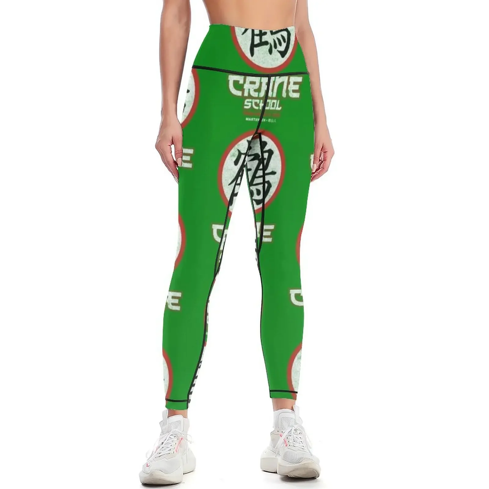 

Crane School Martial Arts Dojo Leggings fitness set gym sports shirts gym Women's sportswear Pants sport Womens Leggings