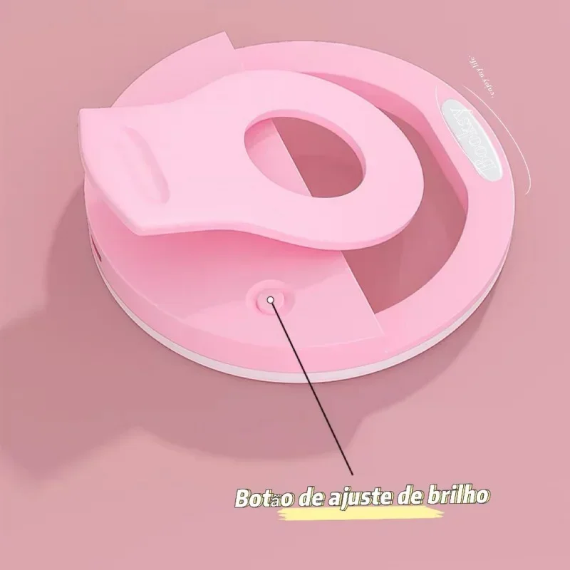 Nuovo telefono cellulare ricaricabile Lde Luce di riempimento rotonda Luce con clip dal vivo Luce per selfie Luce portatile Foto Luce di bellezza Anello luminoso